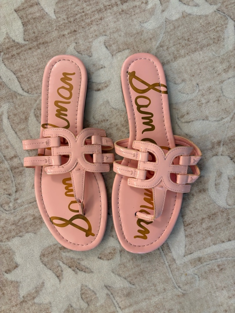 Sam Edelman Pink Slide Sandal Size 9.5 - Picture 2 of 4
